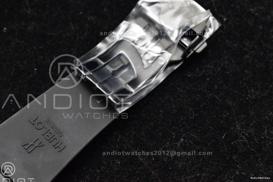 Full Best Big A on Bang Black Edition Hublot Skeleton BestValue 1:1 Black Strap 893 ZF Rubber Dial Unico 1117